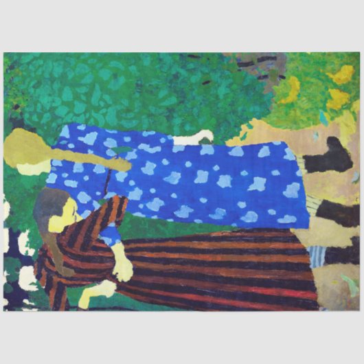 Papier Mousseline Deux Filles, Edouard Vuillard (Recto)