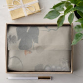 Papier Mousseline Deux insectes à Bindweed par Ohara Koson (Cadeau)