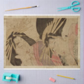 Papier Mousseline Deux Japonaises Style Ukiyo (Artisanat)