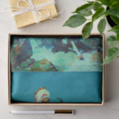 Papier Mousseline Deux lunes par Frank Tenney Johnson (Cadeau)