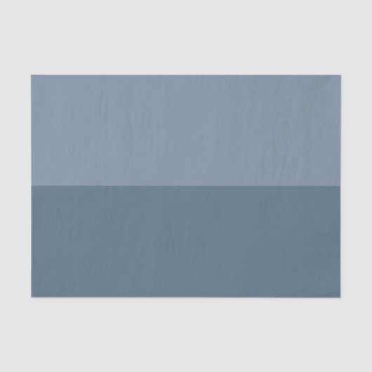 Papier Mousseline Deux tons - Bleu (Recto)