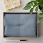 Papier Mousseline Deux tons - Bleu (Cadeau)