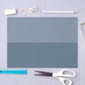 Papier Mousseline Deux tons - Bleu (Artisanat)