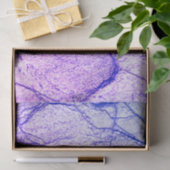 Papier Mousseline Deux tons de marbre pourpre (Cadeau)