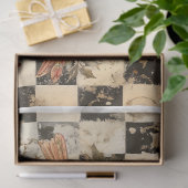 Papier Mousseline Deux tourterelles (Cadeau)