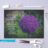 Papier Mousseline Devis de motivation parfait violet Allium Allium (Artisanat)