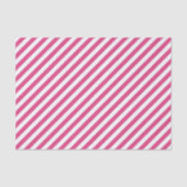 Papier Mousseline Diagonal pink and white stripes pattern (Recto)