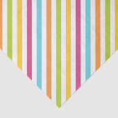 Papier Mousseline Diagonal stripes in vibrant colors (Détail)
