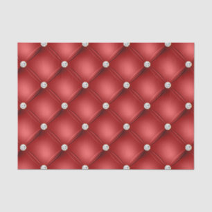 Papier Mousseline Diamant rouge
