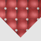 Papier Mousseline Diamant rouge (Détail)