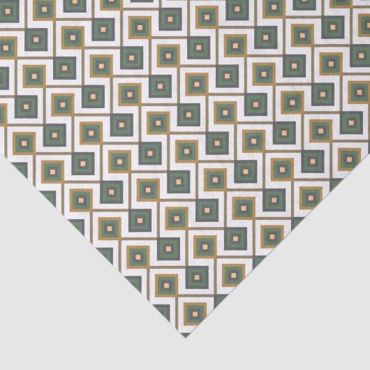 Papier Mousseline Diamante en vert (Détail)