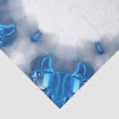 Papier Mousseline Diamants bleus (Détail)