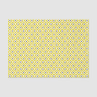 Diamants de l'Ikat jaune et gris Motif