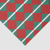 Papier Mousseline Diamants de Noël gras (Détail)