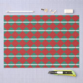 Papier Mousseline Diamants de Noël gras (Artisanat)
