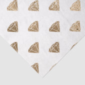 Papier Mousseline Diamants de verre d'or (Détail)