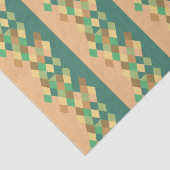 Papier Mousseline Diamants verts (Détail)