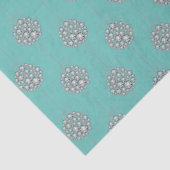 Papier Mousseline Diamond Ornements Tissu Papier (Détail)