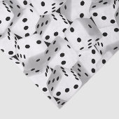 Papier Mousseline Dice chanceux (Détail)