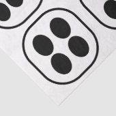 Papier Mousseline Dice Roll fête d'anniversaire (Détail)