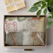 Papier Mousseline Dieu Jul Joyeux Noël ! par Julie Nystrom (Cadeau)