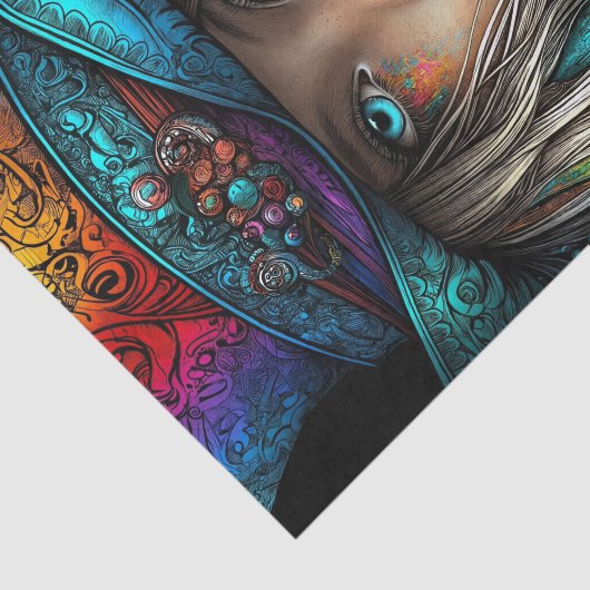 Papier Mousseline Différent1 (Détail)