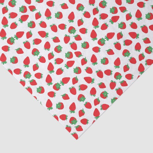 Papier Mousseline Diffusion de fraise (Détail)