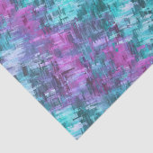 Papier Mousseline digihatch - turquoise et violet : (Détail)