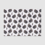 Papier Mousseline Dindons et plumes - Livre blanc (Recto)