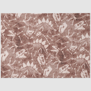Papier Mousseline Dino Dig Dino os brun