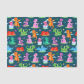 Papier Mousseline Dinosaure (Recto)