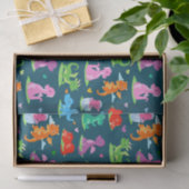 Papier Mousseline Dinosaure (Cadeau)