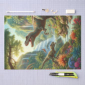 Papier Mousseline Dinosaure (Artisanat)