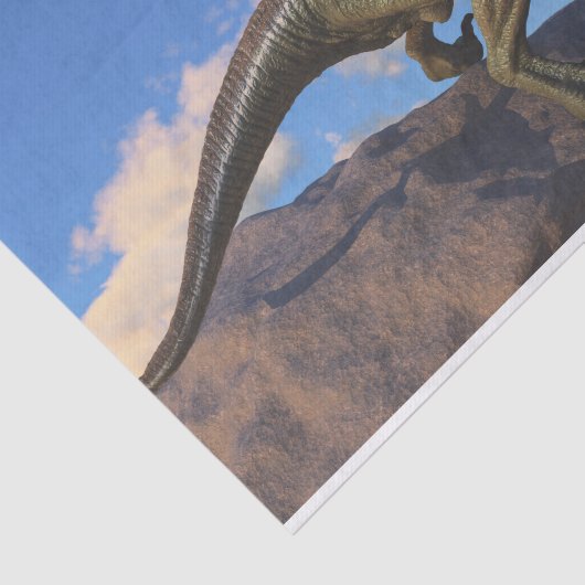 Papier Mousseline Dinosaure de Velocirapur (Détail)