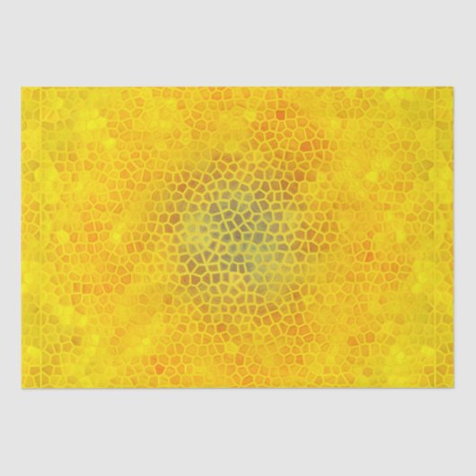 Papier Mousseline Dinosaure d'or caché (Recto)