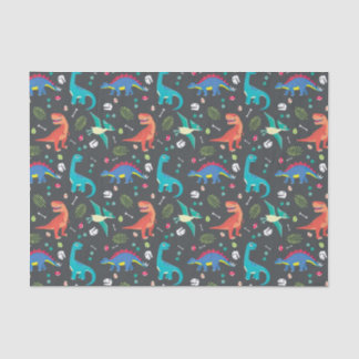 Papier Mousseline Dinosaure Motif sans fil, Dinosaur Patte sans fil