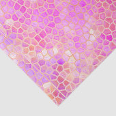 Papier Mousseline Dinosaure rose caché (Détail)