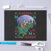 Papier Mousseline Dinosaure Santa Claus (Artisanat)