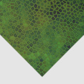 Papier Mousseline Dinosaure Vert Masquer le papier de tissus (Détail)