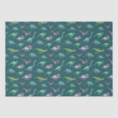 Papier Mousseline Dinosaures (Recto)