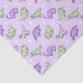 Papier Mousseline Dinosaures (Détail)