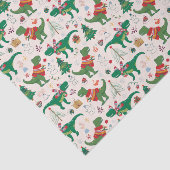 Papier Mousseline Dinosaures dans Sweaters Motif de Noël (Détail)