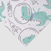 Papier Mousseline Dinosaures de l'espace, Dinosaures mignons, Navire (Détail)