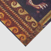 Papier Mousseline DIONYSOS AVEC LA SPEAR ÉQUITATION LEOPARD Grecque  (Détail)