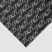 Papier Mousseline Diplôme de doctorat Célébration de la graduation n (Détail)