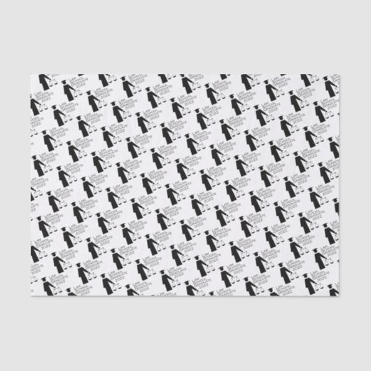 Papier Mousseline Diplômé de la Faculté de droit 2022 Tissus Paper. (Recto)