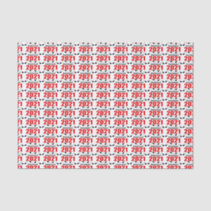 Papier Mousseline Diplôme de l'école dentaire de 2021 (Casquettes ro
