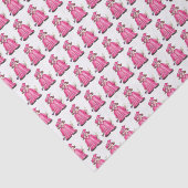 Papier Mousseline Diplôme d'études de Casquette rose (Détail)