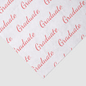 Papier Mousseline Diplômé Simple Moderne Graduation (Détail)