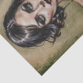 Papier Mousseline Dirty Martini Doll Cocktail Cutie Découpage (Détail)